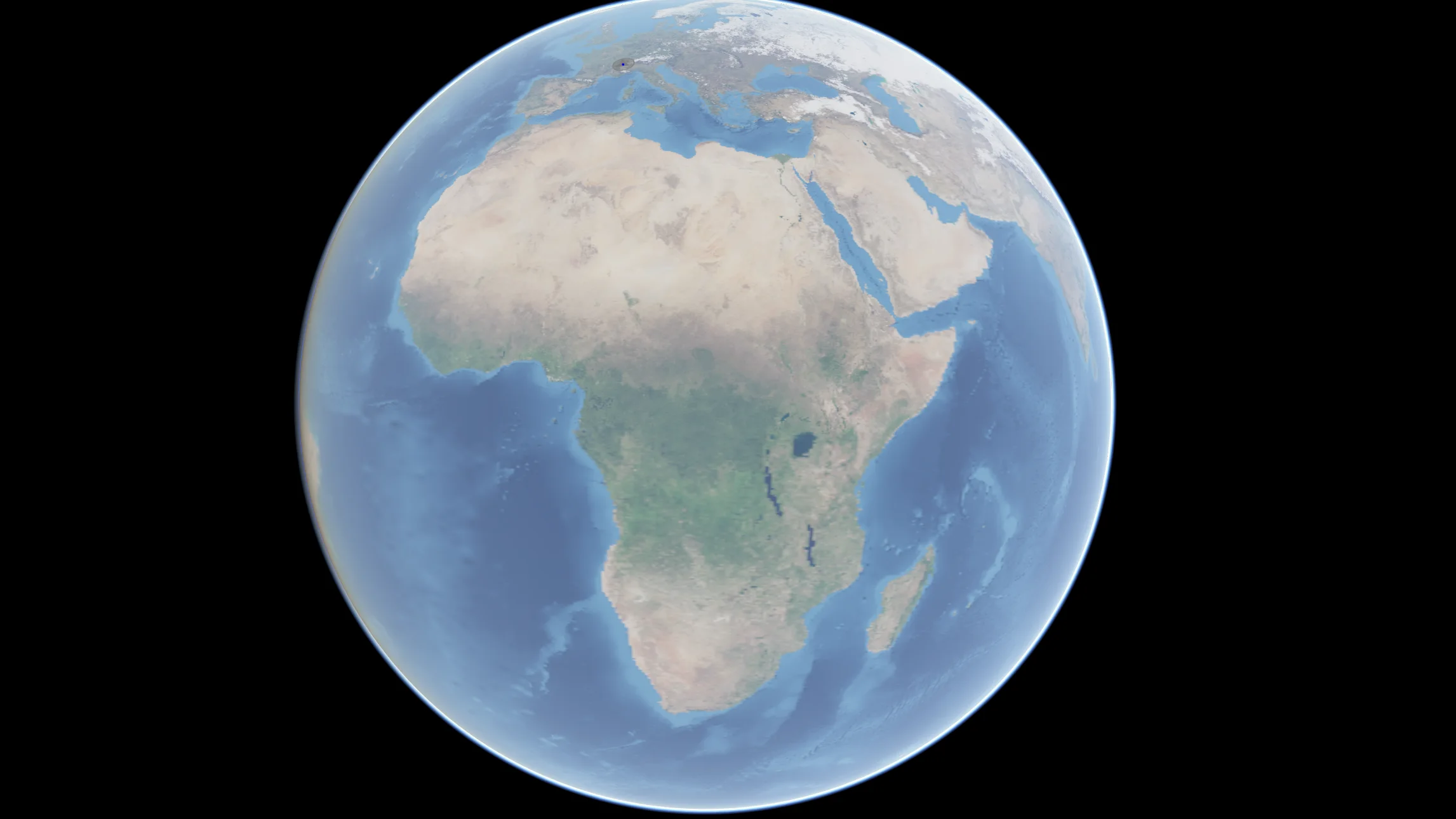 The whole Earth in the TerraLab Twin engine