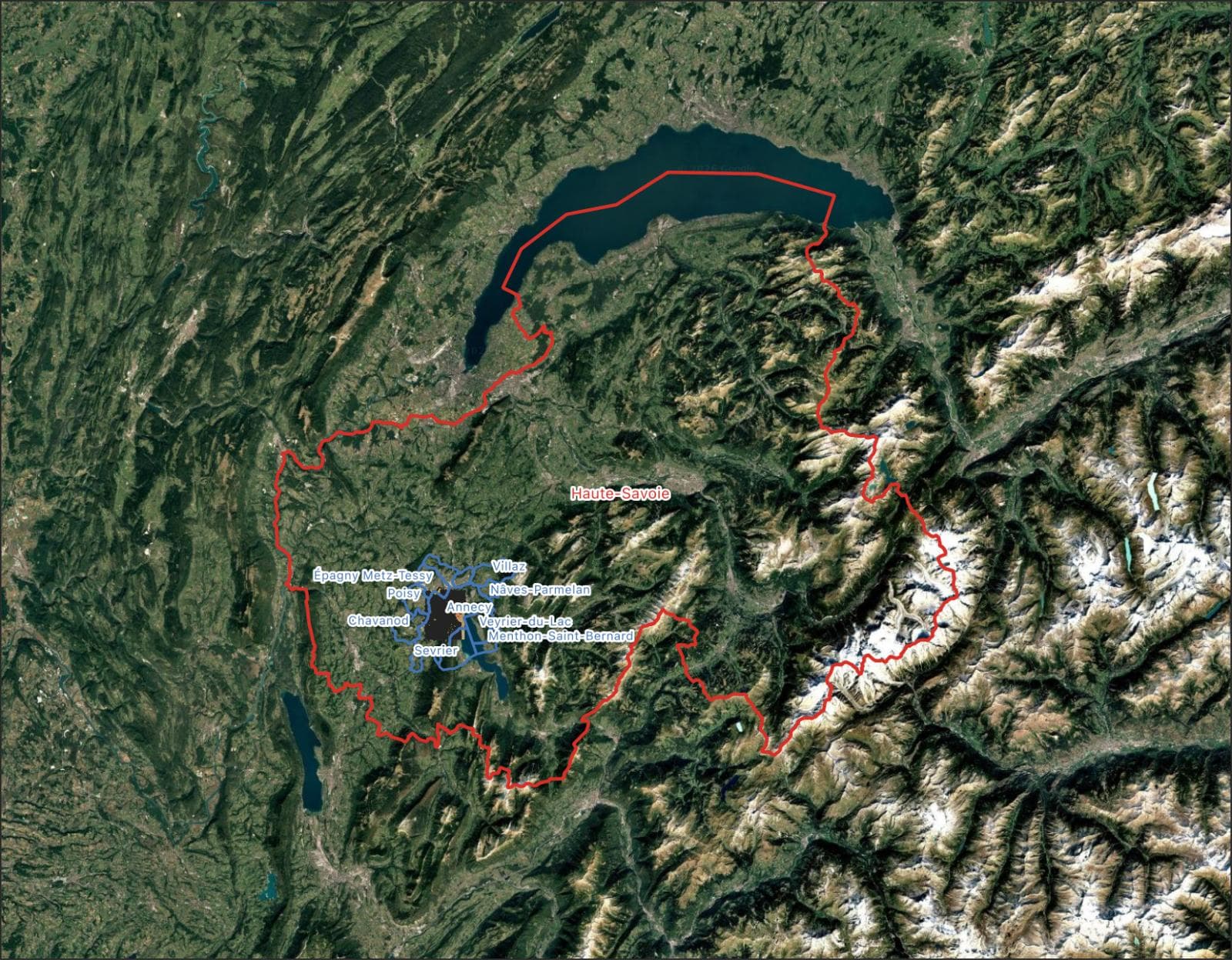 QGIS con el panel de AI Agent junto a un mapa de los departamentos franceses coloreados según la densidad de población