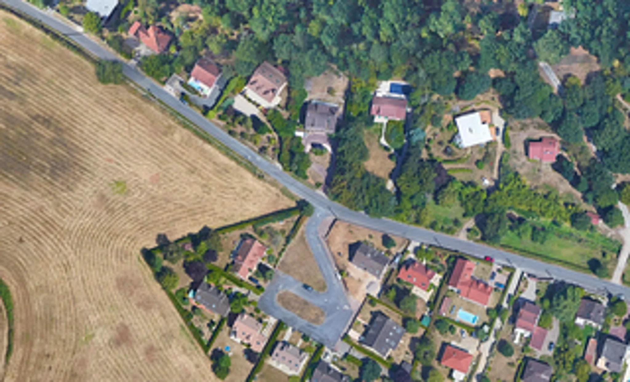 Orthophoto basse résolution avant traitement