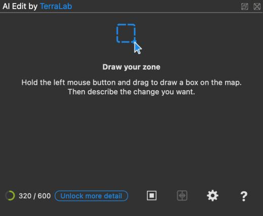 Draw your zone on the map