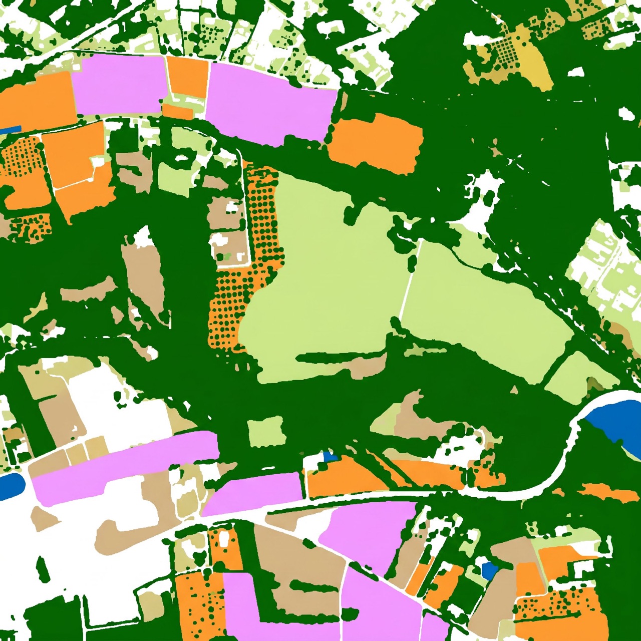 Agricultural land cover classification (after)