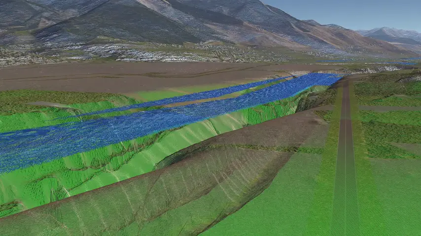 TerraLab planetary-scale geospatial engine: FDF Demo - LOD/Quadtree Tiles System